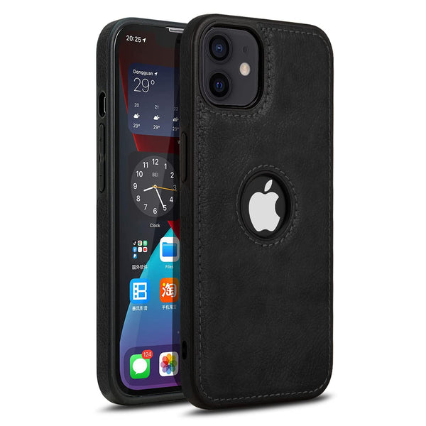 MOBILOVE PU Leather Flexible Soft with Logo View Back Case Cover for | Apple iPhone 11