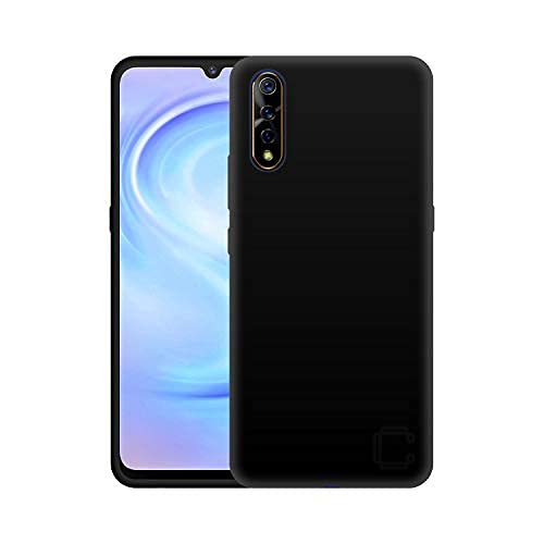 MOBILOVE Shockproof Slim Matte Liquid Soft Silicone TPU Back Case Cover with Camera Protection for | Vivo S1 | Vivo Z1x