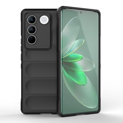 MOBILOVE Back Cover Case for Vivo V27 | Vivo V27 Pro 5G | Matte Soft Flexible Liquid Silicon Military Grade Protection With Shockproof Bumper Anti-Slip Grip and Micro-Fibre Cloth On Inner Side
