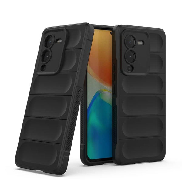 MOBILOVE Back Cover Case for Vivo V25 Pro 5G | Liquid Silicone Magic Case | Shockproof Slim Anti-Slip Grip | Micro-Fibre Cloth On Inner Side (TPU)