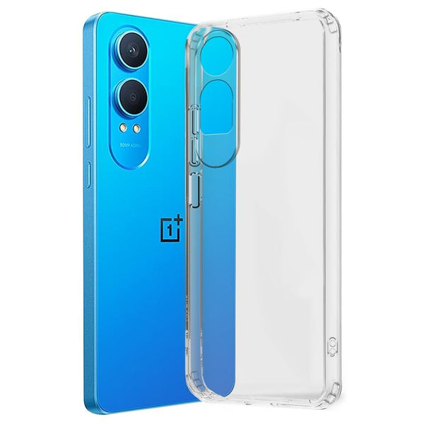 MOBILOVE Back Cover Case for OnePlus Nord CE 4 Lite 5G | Ultra Hybrid Slim Shockproof Crystal Clear Transparent Case (TPU, Clear)