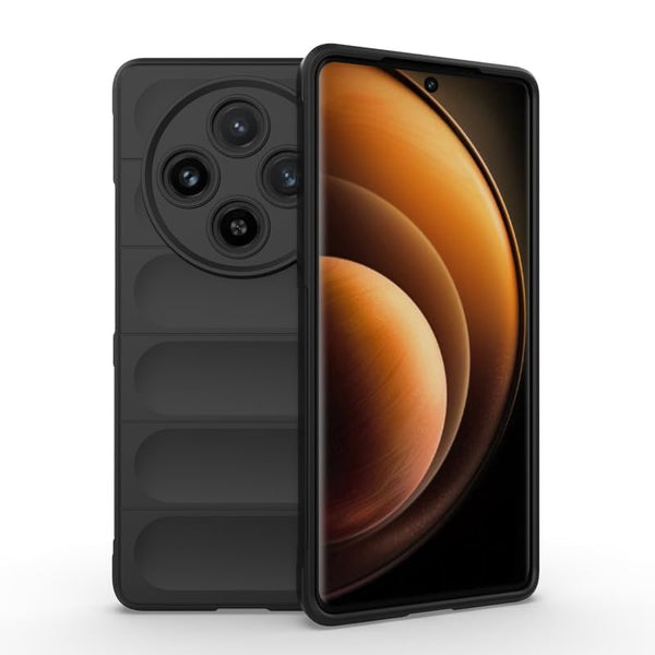 MOBILOVE Back Cover Case for Vivo X100 5G | Liquid Silicone Magic Case with Camera Protection | Shockproof Slim Anti-Slip Grip | Micro-Fibre Cloth On Inner Side (TPU)