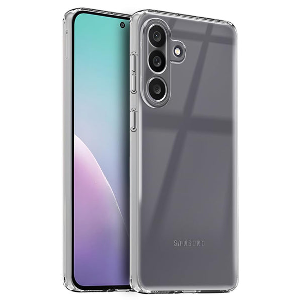 MOBILOVE Back Cover Case for Samsung Galaxy M56 5G | Galaxy F56 5G | Ultra Hybrid Slim Shockproof Crystal Clear Transparent Case (TPU, Clear)