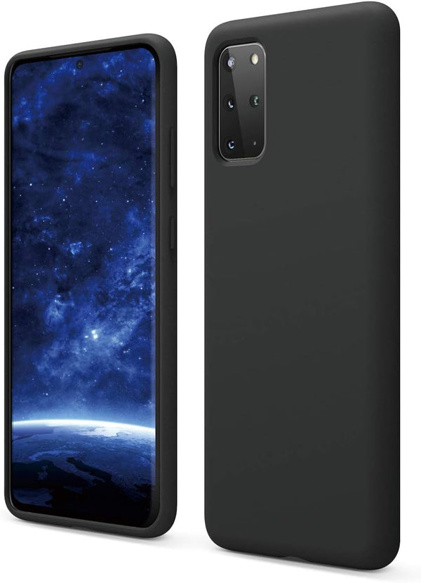 MOBILOVE Back Cover Case for Samsung Galaxy S20 Plus | Pure Liquid Soft Matte Silicone Case with Logo and Comes with Camera and Screen Protection Back Cover for Samsung Galaxy S20 Plus