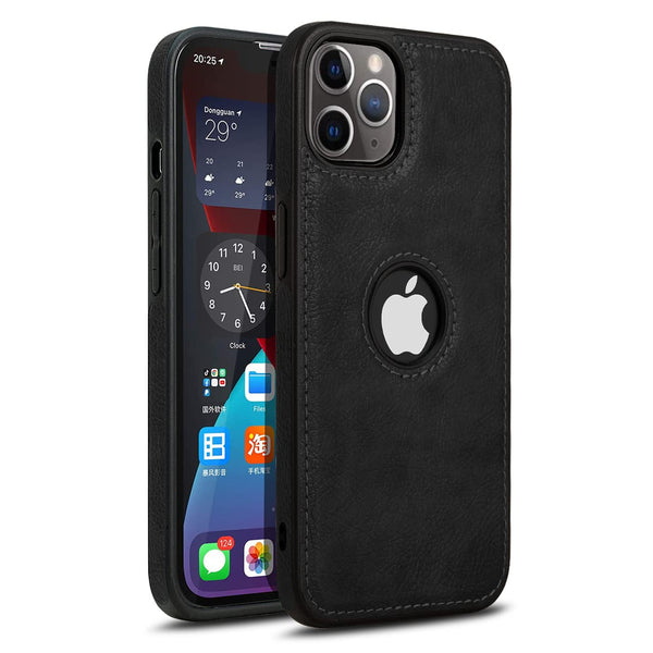 MOBILOVE PU Leather Flexible Soft with Logo View Back Case Cover for | Apple iPhone 11 Pro