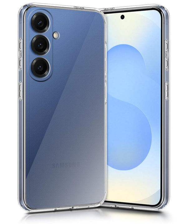MOBILOVE Back Cover Case for Samsung Galaxy S25 Plus | Ultra Hybrid Slim Shockproof Crystal Clear Transparent Case (TPU, Clear)