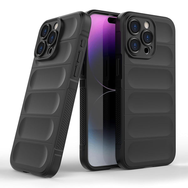 MOBILOVE Back Cover Case for iPhone 14 Pro Max | Liquid Silicone Magic Case with Camera Protection | Shockproof Slim Anti-Slip Grip | Micro-Fibre Cloth On Inner Side (TPU)