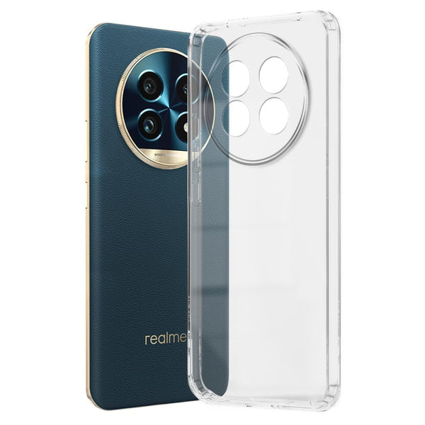 MOBILOVE Back Cover Case for Realme 13 Pro | Realme 13 Pro Plus 5G | Ultra Hybrid Slim Shockproof Crystal Clear Transparent Case (TPU, Clear)