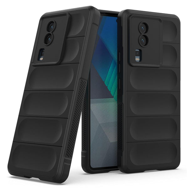 MOBILOVE Back Cover Case for iQOO Neo 7 5G | Neo 7 Pro 5G | Liquid Silicone Magic Case with Camera Protection | Shockproof Slim Anti-Slip Grip | Micro-Fibre Cloth On Inner Side (TPU)