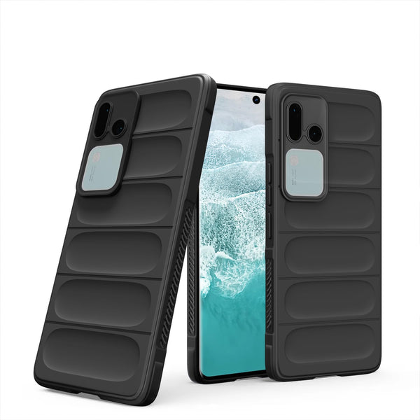 MOBILOVE Back Cover Case for Vivo V30 | Vivo V30 Pro 5G | Liquid Silicone Magic Case | Shockproof Slim Anti-Slip Grip | Micro-Fibre Cloth On Inner Side (TPU)