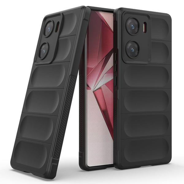 MOBILOVE Back Cover Case for Vivo V29e 5G | Liquid Silicone Magic Case with Camera Protection | Shockproof Slim Anti-Slip Grip | Micro-Fibre Cloth On Inner Side (TPU)