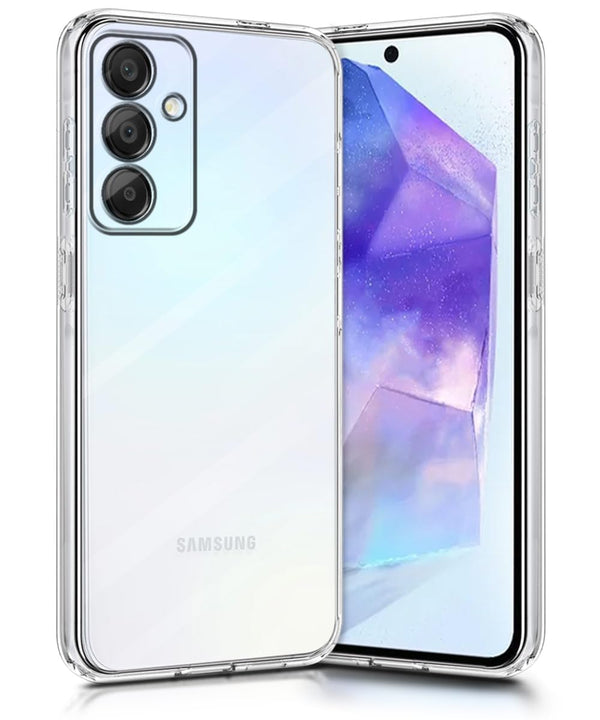 MOBILOVE Back Cover Case for Samsung Galaxy A35 5G | Ultra Hybrid Slim Shockproof Crystal Clear Transparent Case (TPU, Clear)