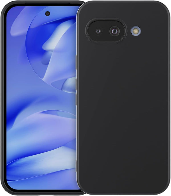 MOBILOVE Back Cover Case for Google Pixel 9a | Pure Liquid Soft Matte Silicone Case with Logo and Comes with Camera and Screen Protection Back Cover for Google Pixel 9a