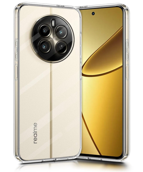 MOBILOVE Back Cover Case for Realme 12 Plus 5G | Realme P1 5G | Narzo 70 5G | Narzo 70 Pro 5G | Ultra Hybrid Slim Shockproof Crystal Clear Transparent Case (TPU, Clear)