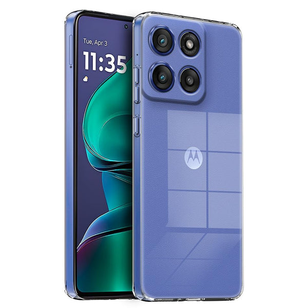 MOBILOVE Back Cover Case for Motorola Moto Edge 60 Stylus 5G | Ultra Hybrid Slim Shockproof Crystal Clear Transparent Case (TPU, Clear)