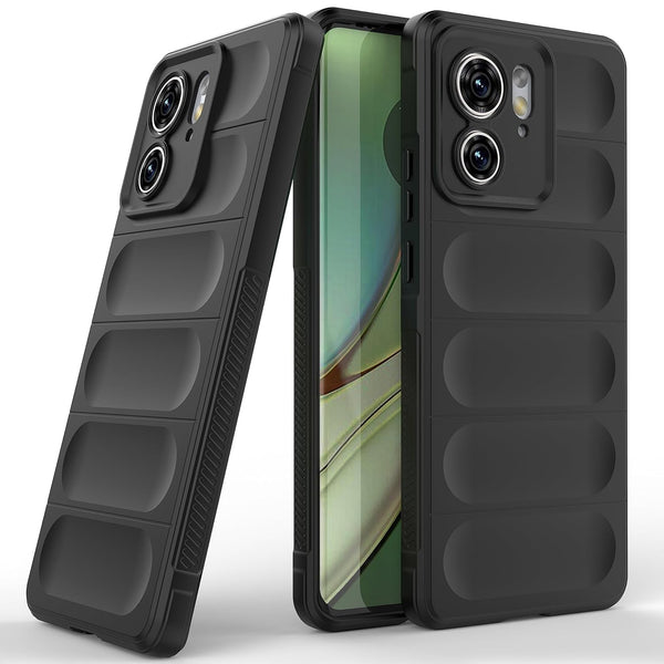 MOBILOVE Back Cover Case for Motorola Moto Edge 40 5G | Liquid Silicone Magic Case with Camera Protection | Shockproof Slim Anti-Slip Grip | Micro-Fibre Cloth On Inner Side (TPU)