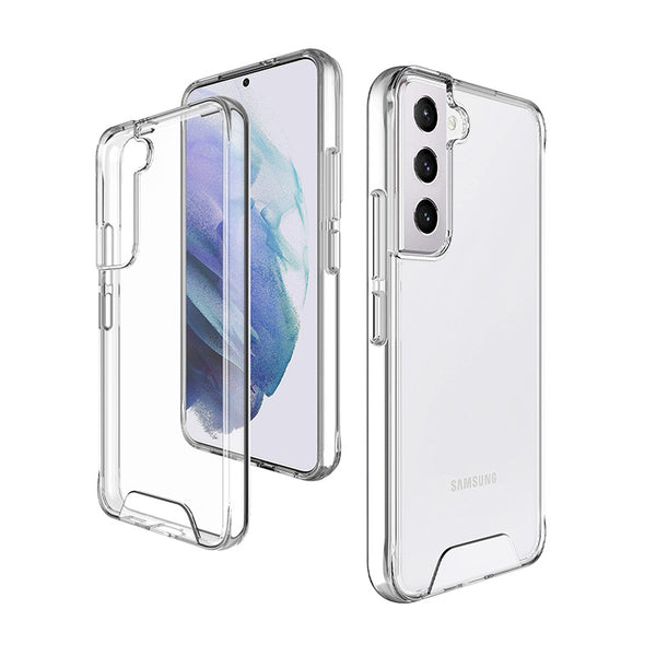 MOBILOVE Back Cover Case for Samsung Galaxy S23 5G | Ultra Hybrid Clear Space Case | Hard Back and Soft Bumper with Camera Protection (Crystal Clear)