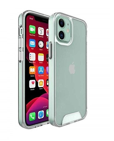 MOBILOVE Back Cover Case for Apple iPhone 11 | Ultra Hybrid Clear Space Case | Hard Back and Soft Bumper with Camera Protection (Crystal Clear)