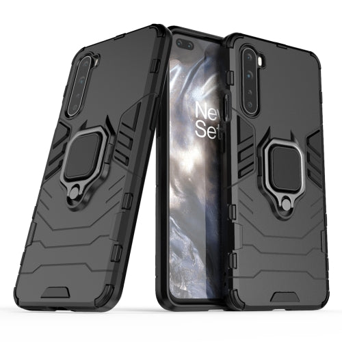 MOBILOVE Back Cover for OnePlus Nord | Rotating Ring Holder & Kickstand in-Built | Dual Layer Military Grade Drop Protection | 360 Degree Protection Case