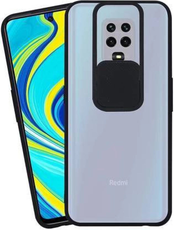 MOBILOVE Shockproof Soft Edges with Camera Protection Sliding Shutter Case for | Mi Redmi Note 10 Lite | Note 9 Pro | Note 9 Pro Max | Poco M2 Pro